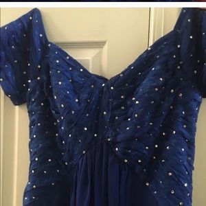 Brand new with tags!!!!! Royal blue evening gown.